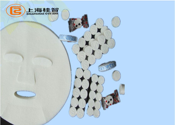 Safe Disposable Non Woven Compressed Facial Mask for Makeup , Skin Care