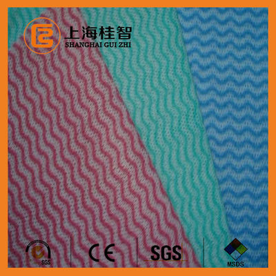 高い吸囚性 Spunlace は Spunbond の非編まれた生地の黄色を拭きます