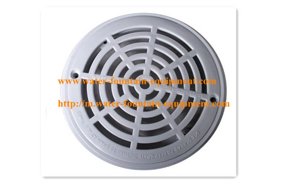 ABS / PVC Swimming Pool Accessories 208mm Round Main Drain Cover