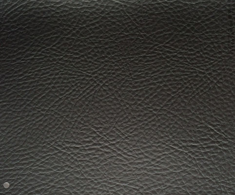 Pürüzsüz Kumaş ile Mat Finish Siyah Faux Deri Döşeme Malzemesi