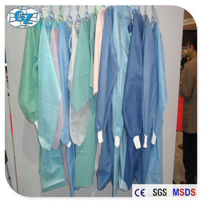 डिस्पोजेबल PP Nonwoven सर्जिकल गाउन गैर चिकित्सा डॉक्टर के लिए कपड़ा बुना