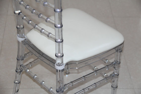 PU / PVC Artificial Leather Royal Chair Seat Pad , Gummed Velcro 39 Cm Seat Pads