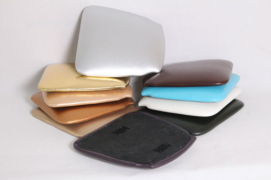 PU / PVC Artificial Leather Royal Chair Seat Pad , Gummed Velcro 39 Cm Seat Pads