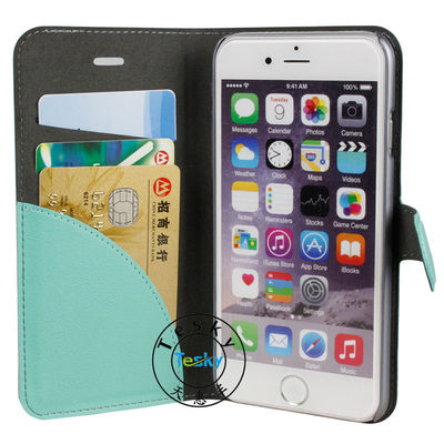 Dasein の iphone6、利用できるさまざまな色のための古典的なのどの革携帯電話の箱