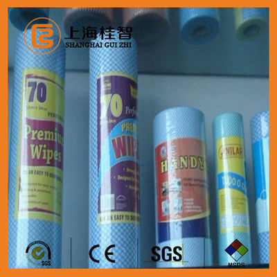A absorvência alta Spunlace limpa o amarelo não tecido da tela de Spunbond