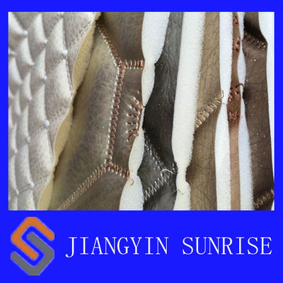 Anti - Mildew Synthetic Leather Fabric PU Leather Upholstery For Decoration