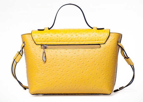 Pola Ostrich Ladies Fashion Handbags tas lele serut, tas kulit besar