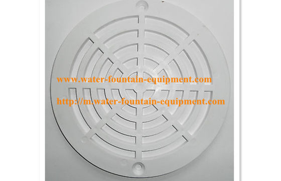 ABS / PVC Swimming Pool Accessories 208mm Round Main Drain Cover