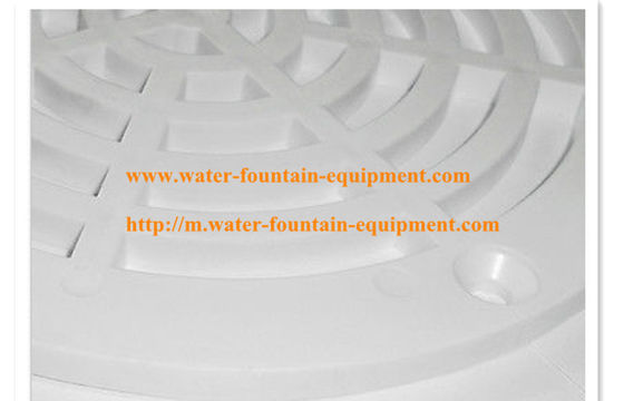ABS / PVC Swimming Pool Accessories 208mm Round Main Drain Cover