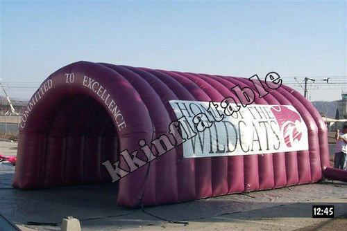 Naylon veya PVC Açık Komik Oynama Dome Şekil Şişme Tünel Yapımı