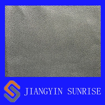 Tear Resistant Black Polyester Sofa Synthetic Leather For Car Seat