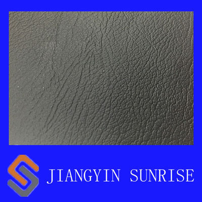 Non - Toxic 0.9mm Thickness Black PVC Artificial Leather for Handbag