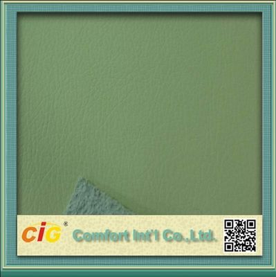 Cold-resistant Upholstery Artificial PU Leather With Flocking Back for Home Textile 0.6mm - 1.2MM