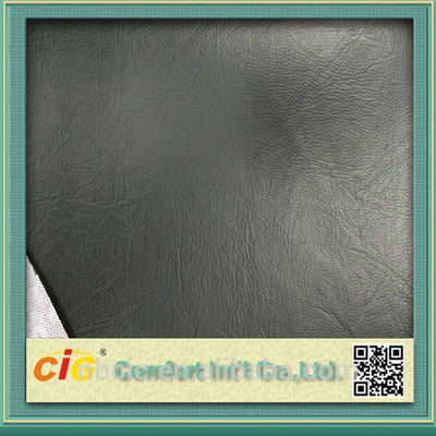 Cold-resistant Upholstery Artificial PU Leather With Flocking Back for Home Textile 0.6mm - 1.2MM