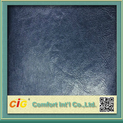 Environmentally Friendly Leather Cloth PU Synthetic Leather For Shoes / Auto Upholstery