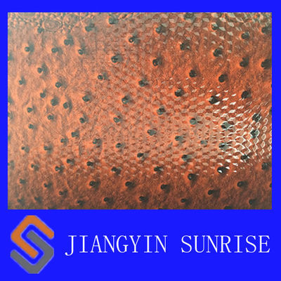 Colorful Polyurethane Faux Crocodile Leather Fabric for Bags 54"/55" Width