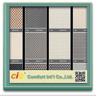 Zebra Roller Curtain Blackout Modern Curtain Fabric / Curtain Cloth with Polyester and Acrylic