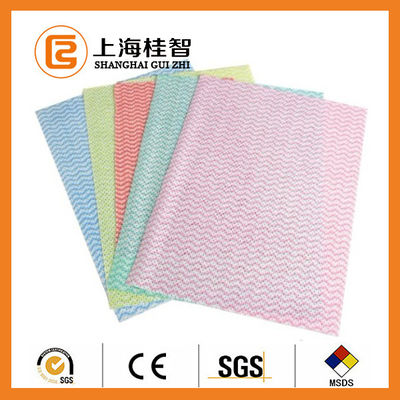 100% VIS Khăn lau không dệt Rayon Spunlace với khả năng thấm nước tốt