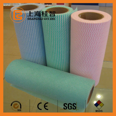 100% VIS Khăn lau không dệt Rayon Spunlace với khả năng thấm nước tốt