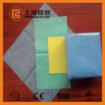 100% VIS Khăn lau không dệt Rayon Spunlace với khả năng thấm nước tốt