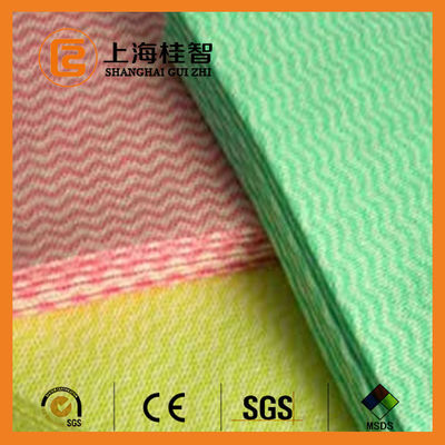 Phân đoạn Khăn lau không dệt Có thể phân hủy sinh học Các sản phẩm không dệt có màu xanh Đen Hồng