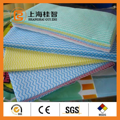 Phân đoạn Khăn lau không dệt Có thể phân hủy sinh học Các sản phẩm không dệt có màu xanh Đen Hồng