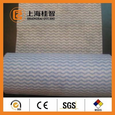 Geschirrtuch-Haushalt des gewellten Profils wischt Spunlace-Vliesstoff ab, der Stoffe abwischt